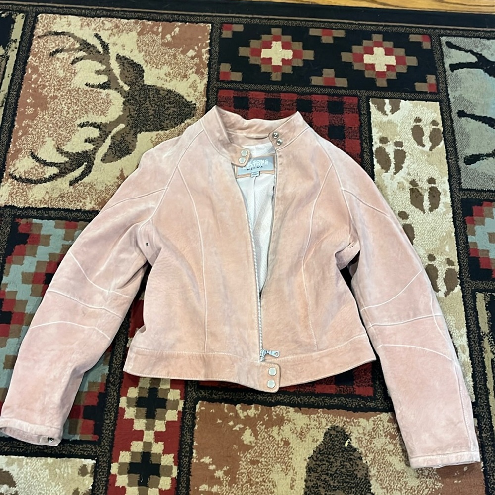 Wilson Leather Maxima pink leather jacket - Picture 1 of 8